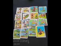Lot of bubble gum stickers