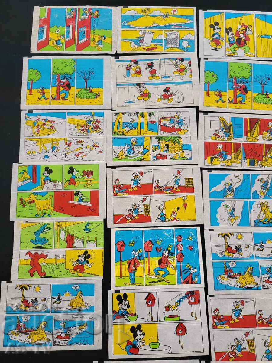 Auction  Lot of bubble gum stickers