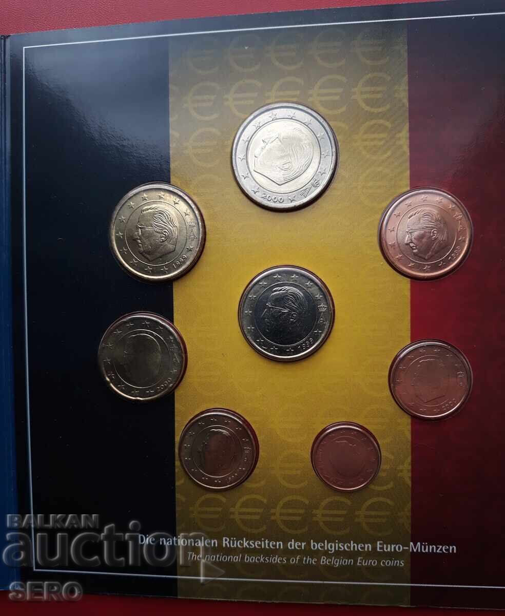 Licitație Belgia-SET 1999-2000 din 8 monede euro Licitație Belgia-SET 1999-2000 din 8 monede euro