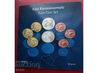 Belgia-SET 1999-2000 din 8 monede euro