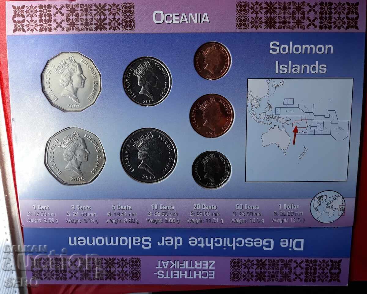 Insulele Solomon - SET 2005-2010 din 7 monede cu preț € 16.00 | 31.29 BGN