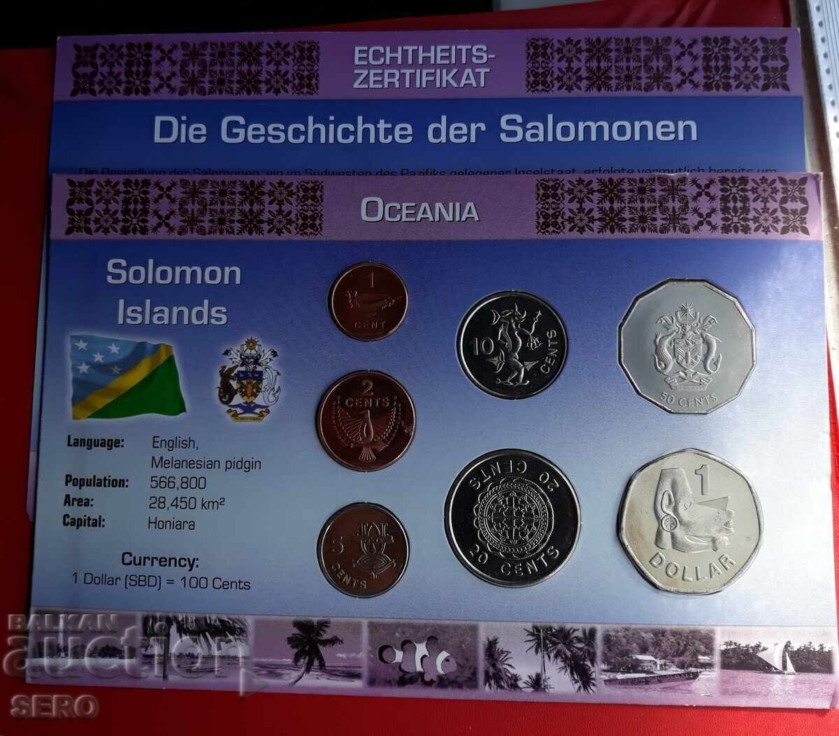 Insulele Solomon - SET 2005-2010 din 7 monede