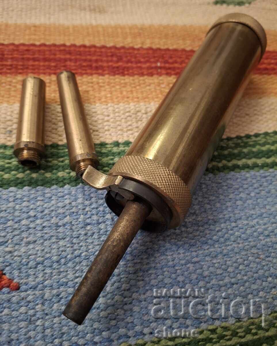 Pulberărie, cutie de praf de pușcă, pistol, pușcă, șisanea, armă cu fitil, armă cu cremene cu preț € 80.00 | 156.47 BGN