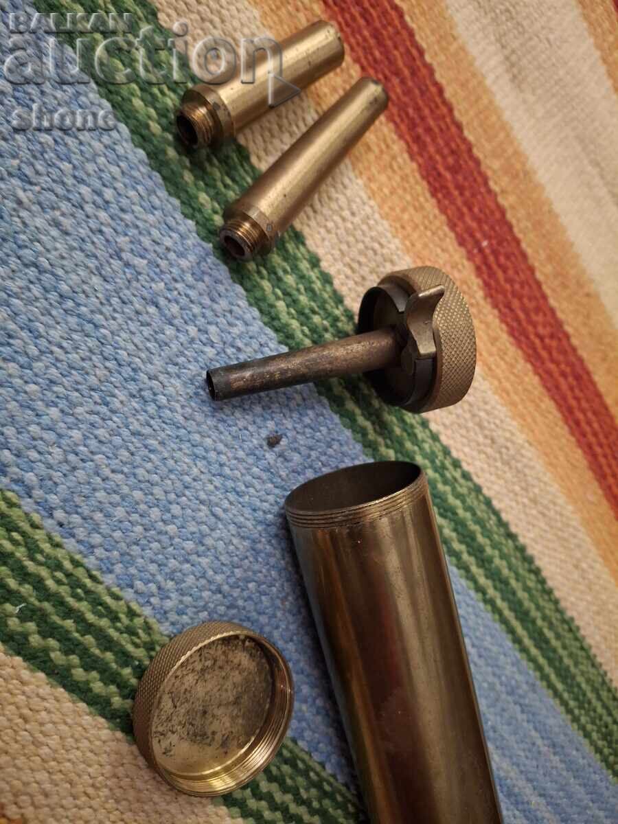 Pulberărie, cutie de praf de pușcă, pistol, pușcă, șisanea, armă cu fitil, armă cu cremene - 5