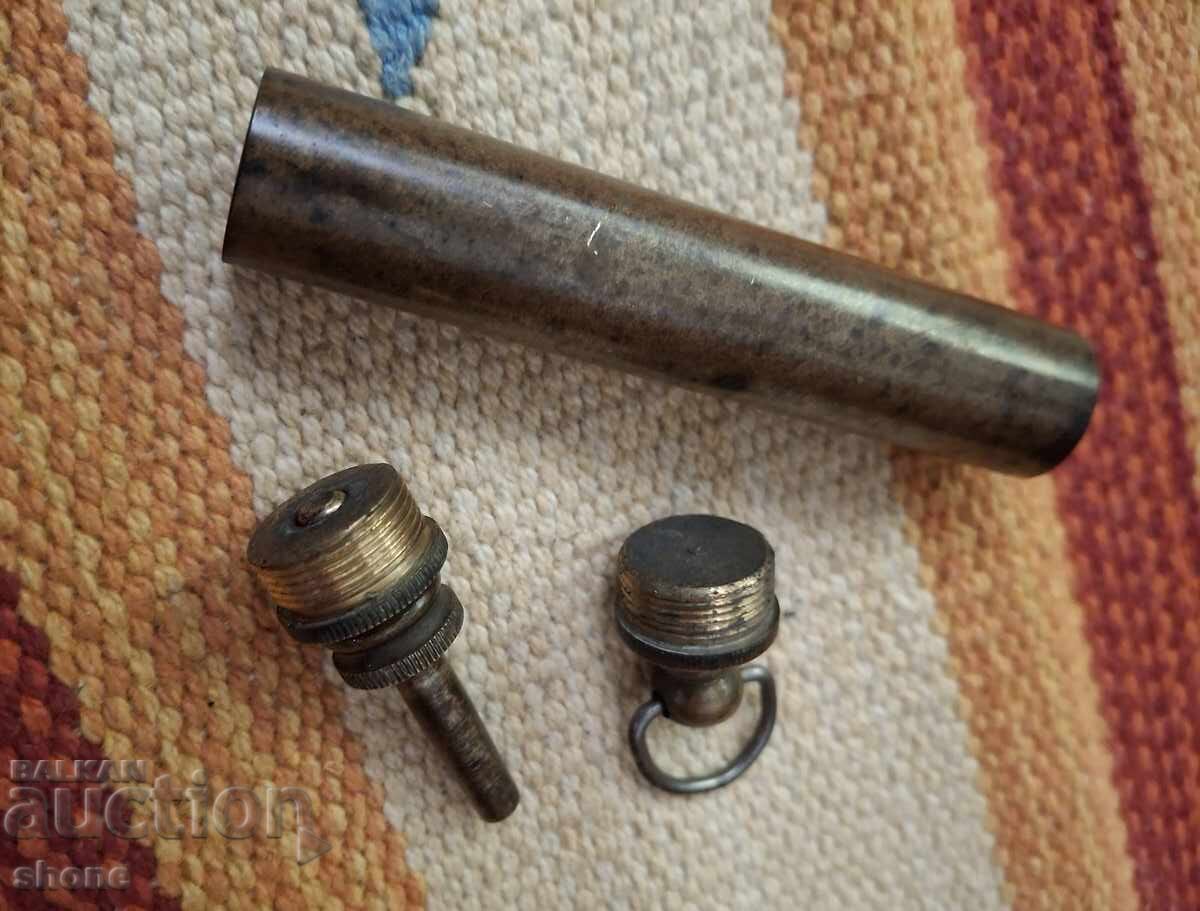 Pulberărie, cutie de praf de pușcă, pistol, pușcă, șisanea, armă cu fitil, armă cu cremene - 6