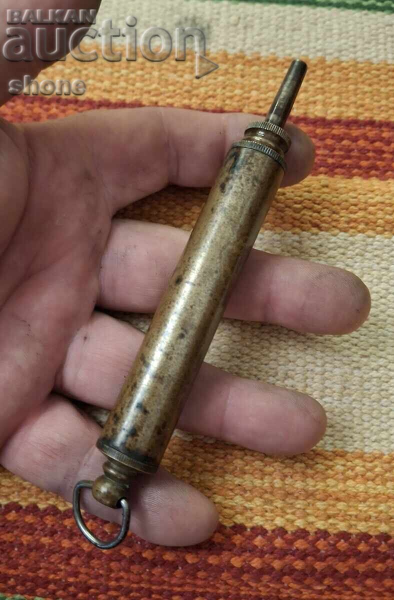 Pulberărie, cutie de praf de pușcă, pistol, pușcă, șisanea, armă cu fitil, armă cu cremene