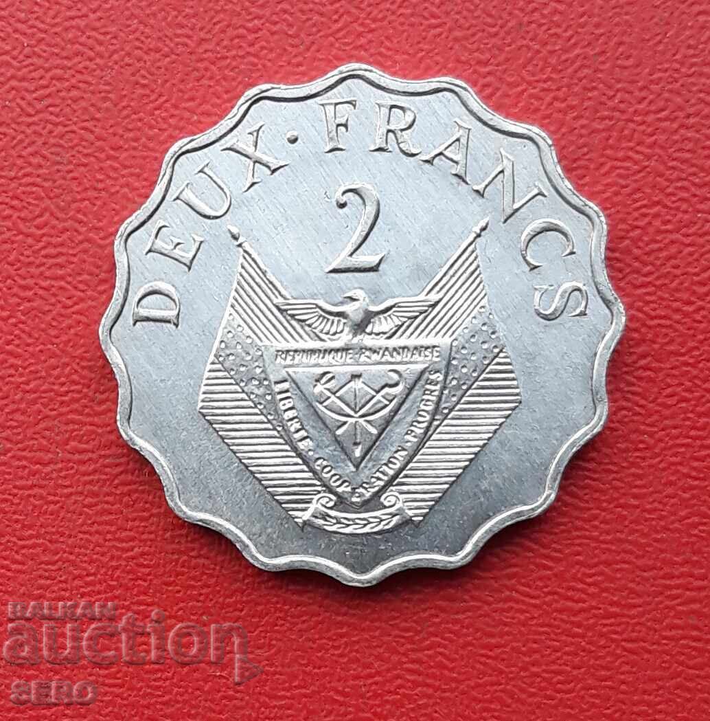 Руанда-2 франка 1970  F.A.O