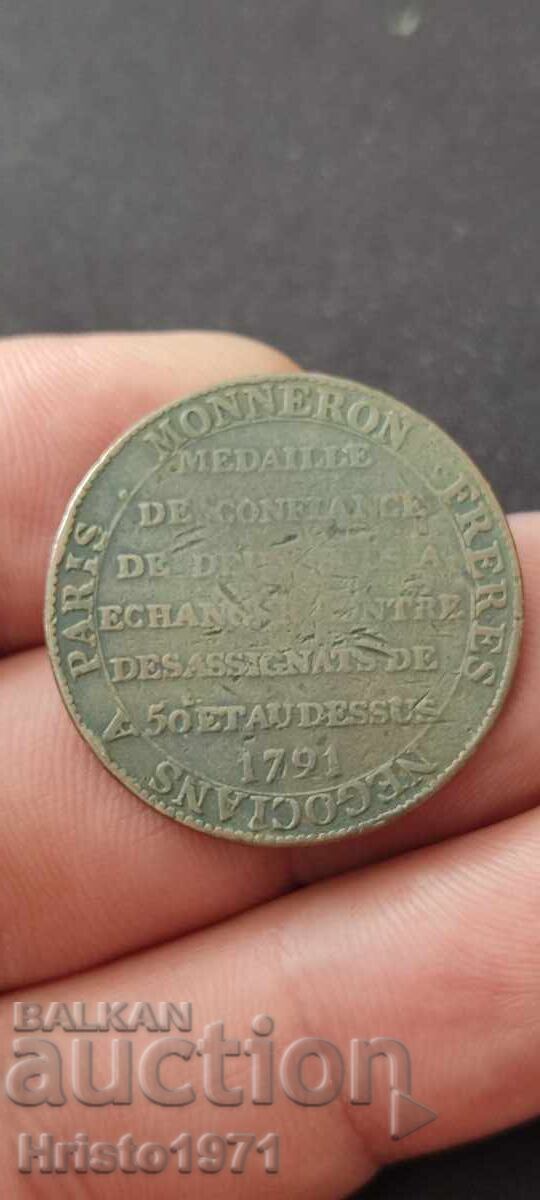 2 sols 1791 with price € 22.00 | 43.03 BGN