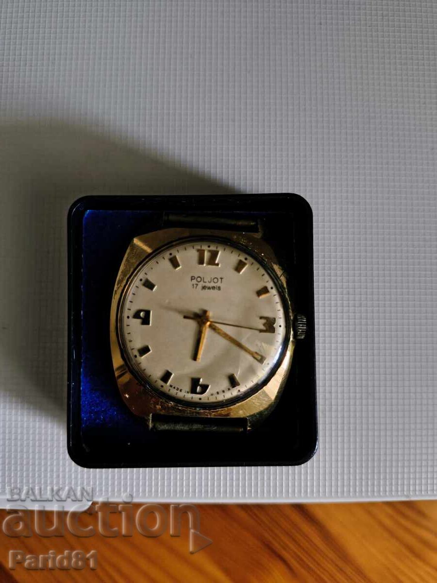 Ceas vintage POLJOT 17 jewels URSS – FUNCȚIONAL