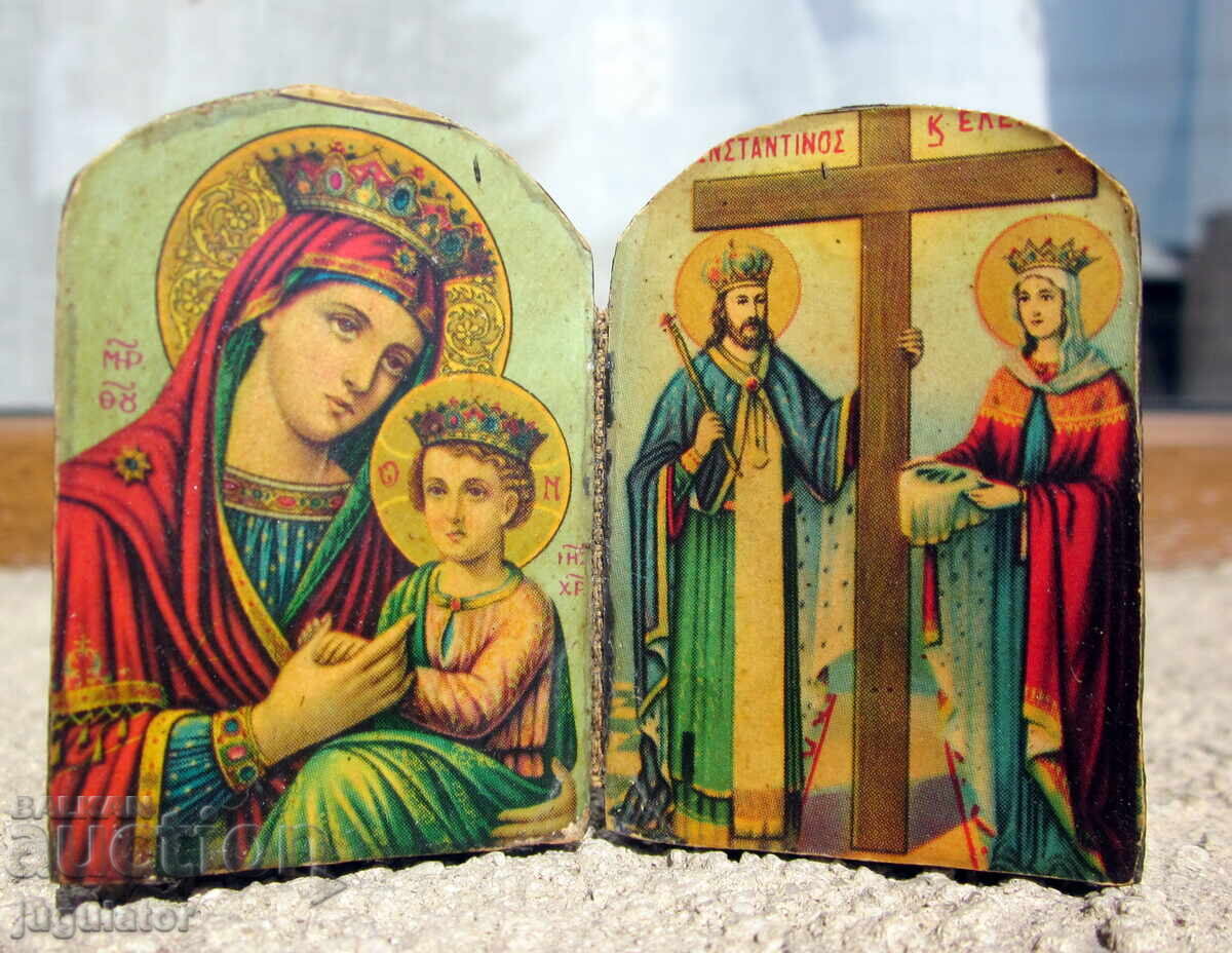 Small Bulgarian home triptych Bulgarian home icon with price € 10.00 | 19.56 BGN Small Bulgarian home triptych Bulgarian home icon with price € 10.00 | 19.56 BGN