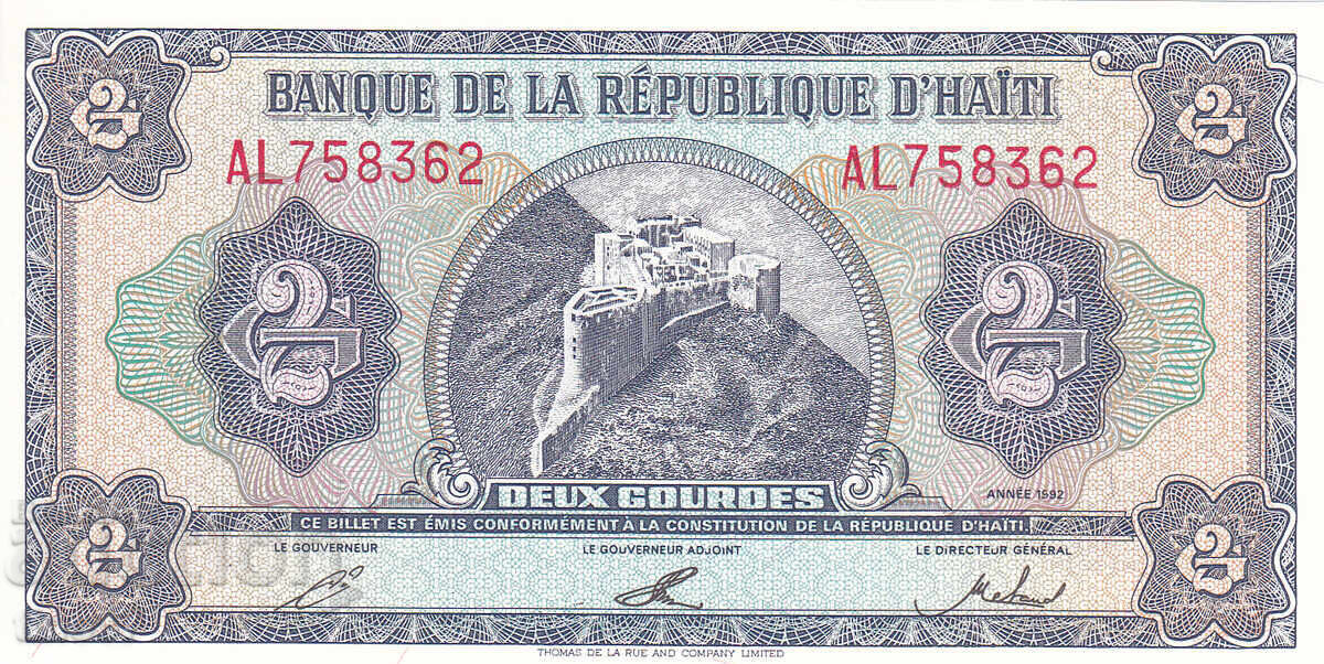tino37 - HAITI - 2 GOURDES - 1992 - UNC cu preț € 5.90 | 11.54 BGN