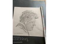 рисунка портрет  от Преслав Кършовски