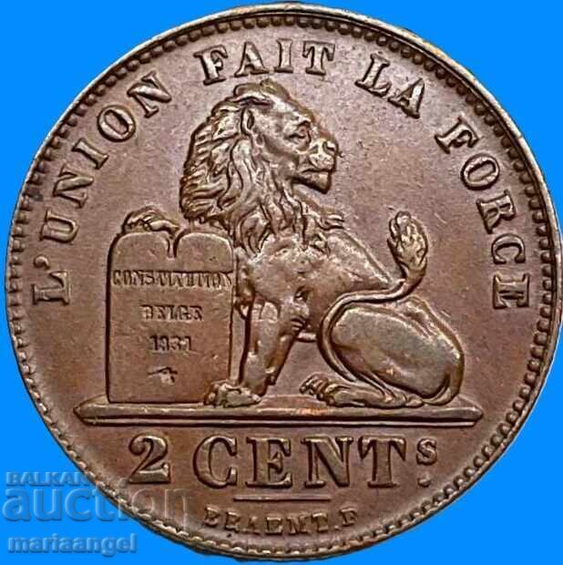 Belgia 2 cenți 1909 Belgia 2 cenți 1909