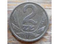 2 zloți 1976 - Polonia