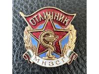РЯДЪК ЗНАК ЗНАЧКА ОТЛИЧНИК МНЗСГ