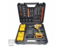 Mașină de înșurubat cu impact pe acumulator KRAFT ROYAL 36V, 8Ah + 35 Piese