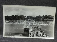OLD RETRO POSTCARD PC VARNA THE SEA BATHS