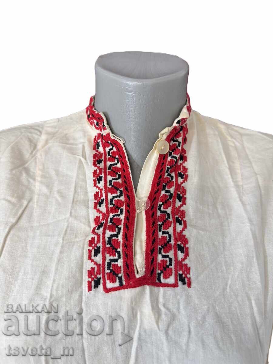 Cotton women's shirt with handmade embroidery folk costume with price € 25.00 | 48.90 BGN