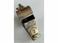 OLD PROFESSIONAL METAL WHISTLE PIONIER