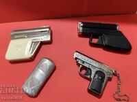 LOT 3 BRICHETE VINTAGE TIP PISTOL + 1 CADOU DIN PARTEA MEA