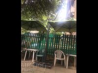 Double solid garden umbrella