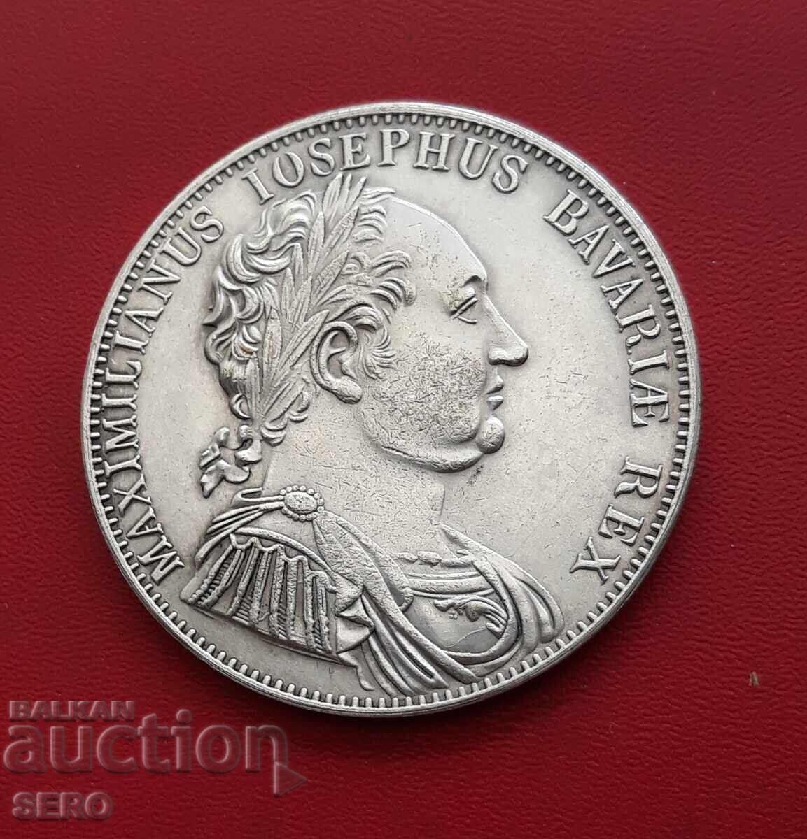 Медал-Германия-Бавария-Реплика на мн.рядък талер от 1818 г.
