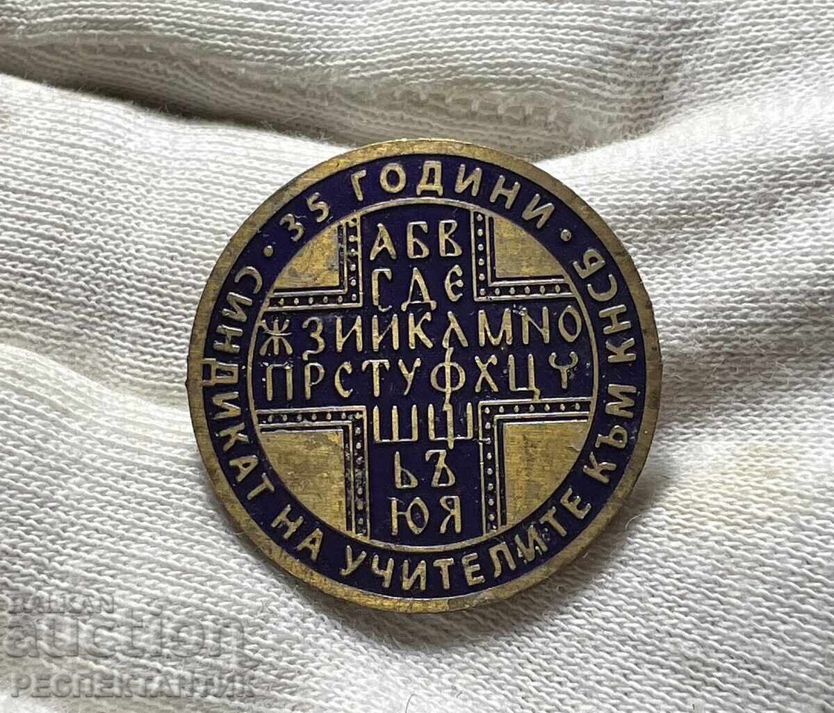 RARE BADGE TEACHERS' UNION TO CITUB