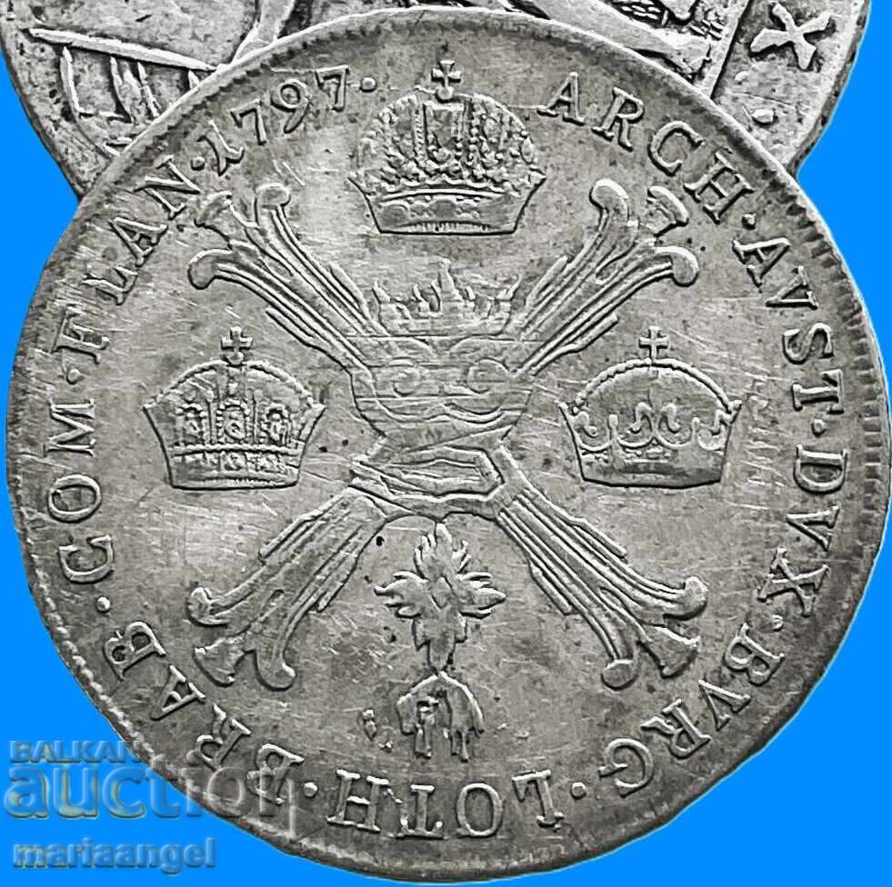 1/2 Thaler 1797 B Austria coronation Kremnica with price € 84.00 | 164.29 BGN