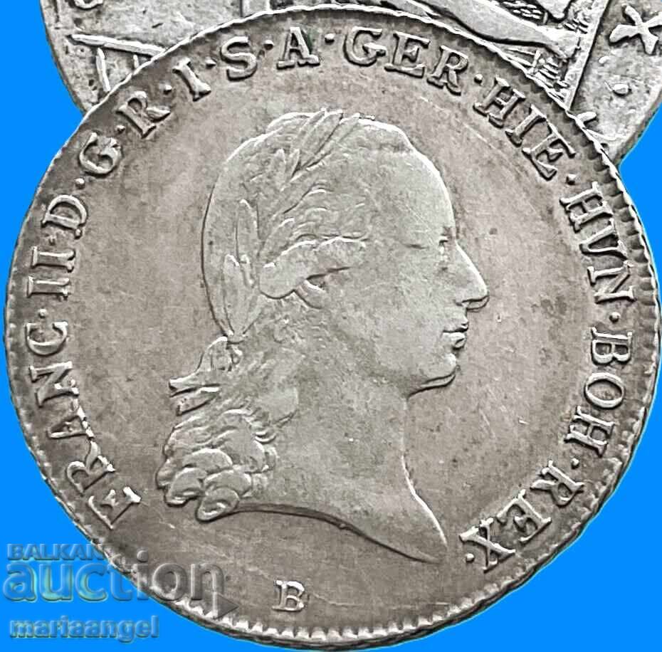 1/2 Thaler 1797 B Austria coronation Kremnica - 7