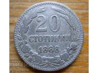 20 stotinki 1888 g. - Bulgaria