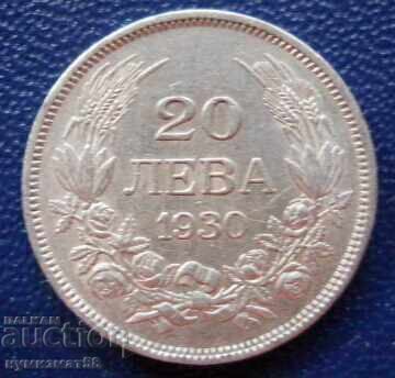 20 BGN 1930 - Bulgaria (argint)