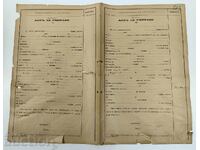 ÎNCEPUTUL SECOLULUI AL XX-LEA ACT DE DECES DOCUMENT MORTAL FORMULAR