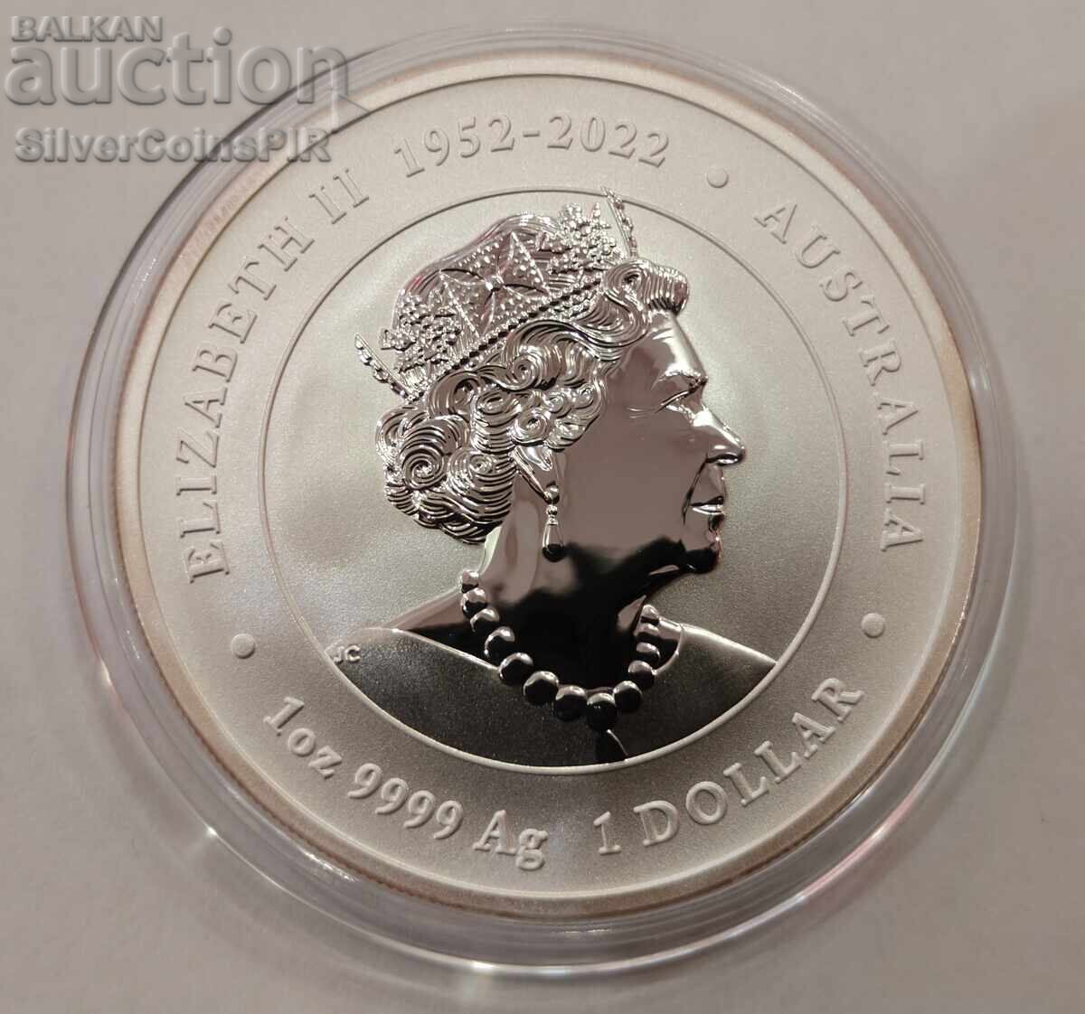 Δημοπρασία Ασήμι 1 oz Έτος του Δράκου 2024 Lunar Αυστραλία