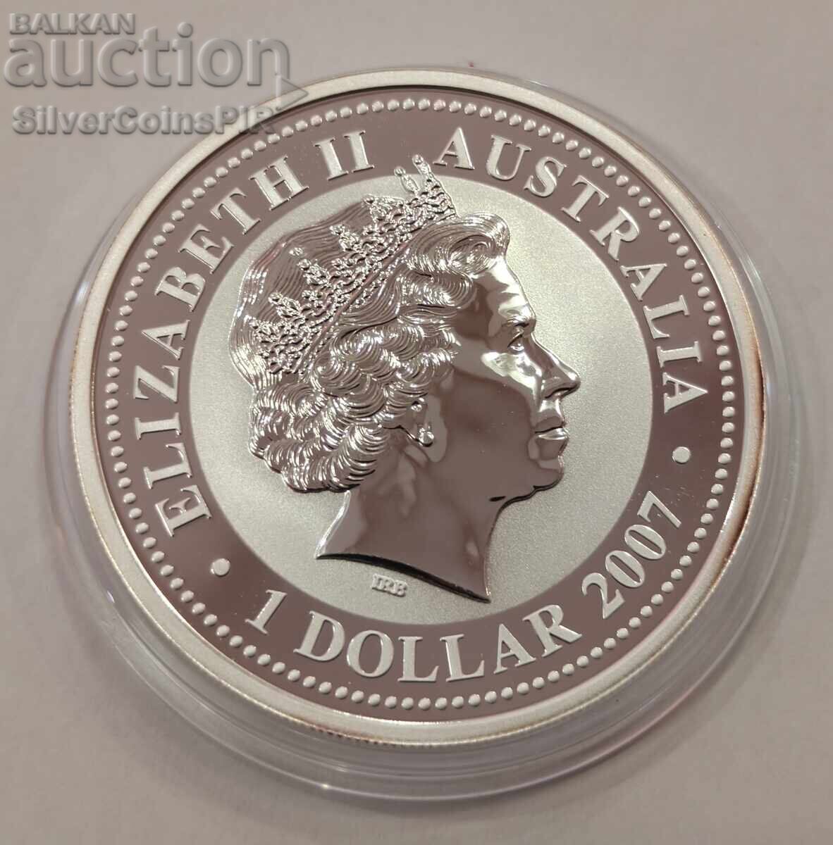 Доставка на Сребро 1 oz Годината на Мишката 2008/2007 Лунар Австралия Доставка на Сребро 1 oz Годината на Мишката 2008/2007 Лунар Австралия