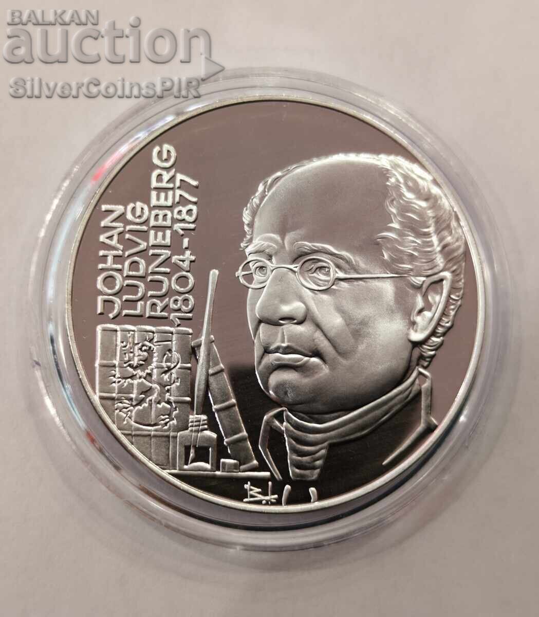 Argint 20 ECU Johan Rüneberg 1995 Finlanda