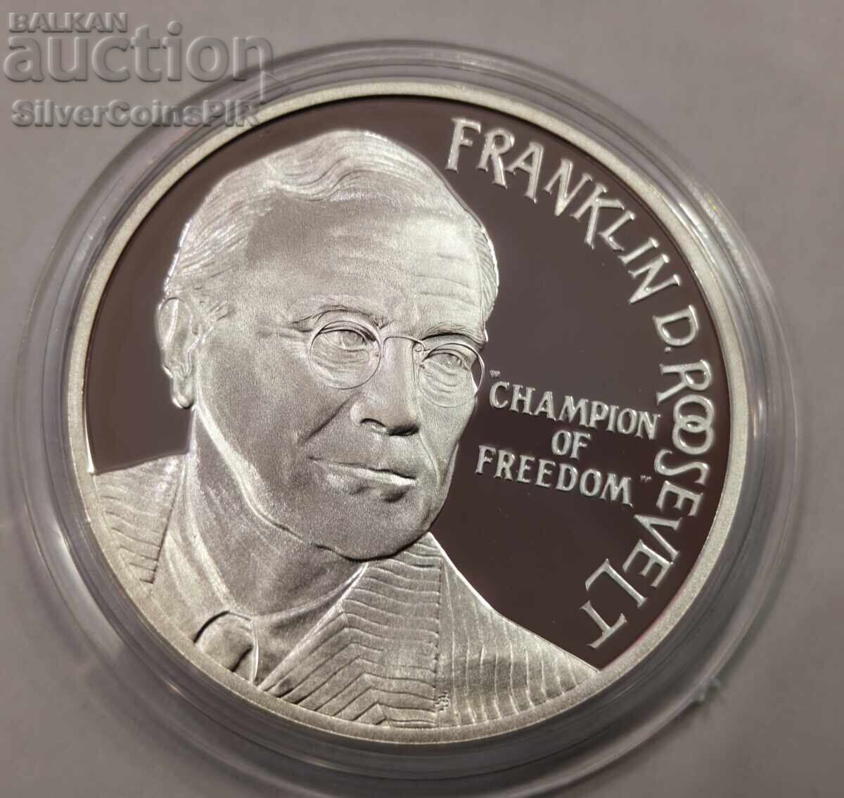 Argint 25 ECU Franklin Roosevelt 1994 Olanda