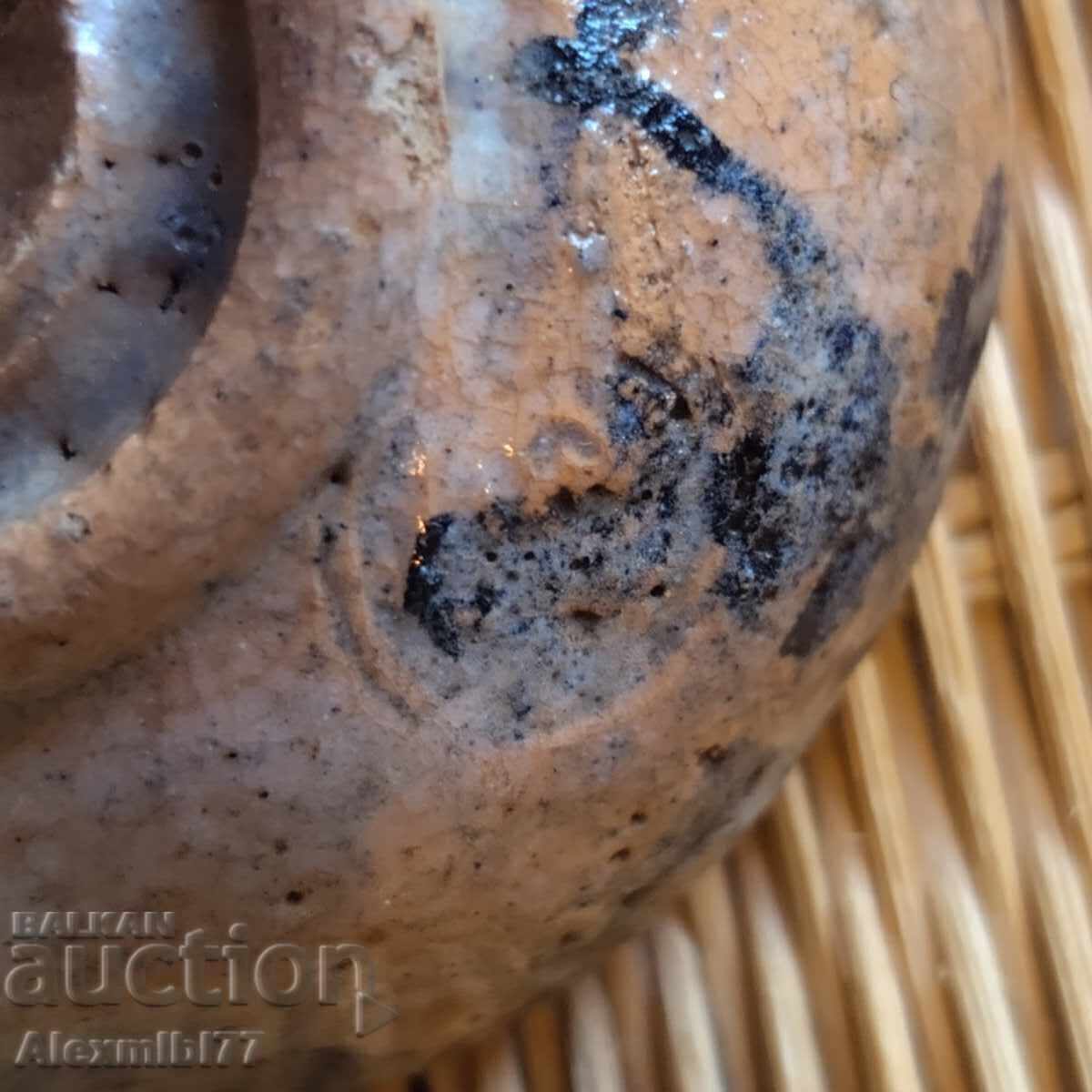 Ceașcă japoneză de sake din ceramică - Hagi guinomi - Japonia cu preț € 25.00 | 48.90 BGN