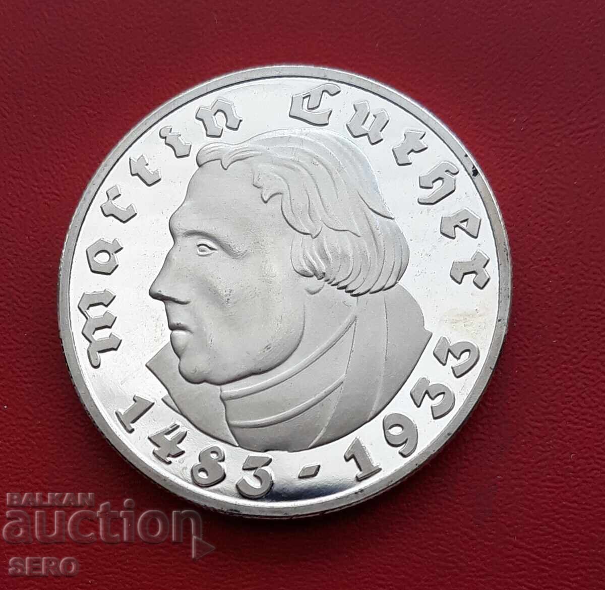 Медал-Германия-Реплика на изкл.редките 5 мар. 1933-мат-гланц с цена € 6.01 | 11.75 лв.