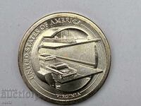 USA 1 Dollar 2021 P - Virginia