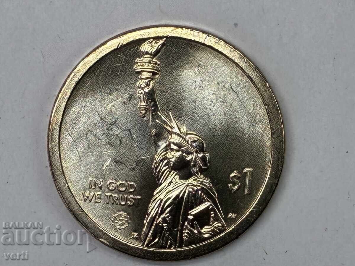 САЩ 1 долар 2021 P - Ню Йорк. с цена € 5.00 | 9.78 лв. САЩ 1 долар 2021 P - Ню Йорк. с цена € 5.00 | 9.78 лв.