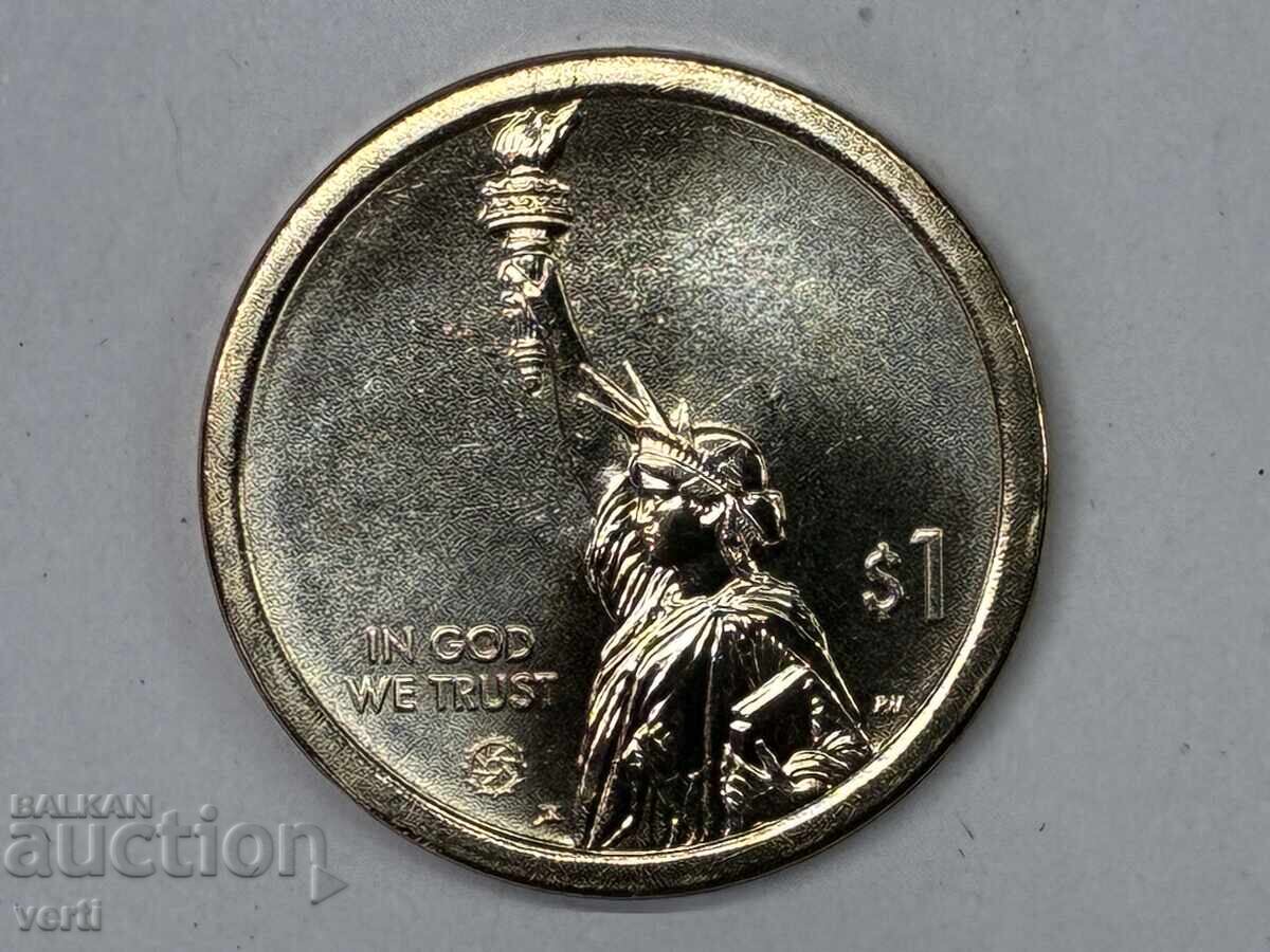USA 1 Dollar 2021 D - New York with price € 5.00 | 9.78 BGN