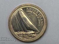 САЩ 1 долар 2022 D - Rhode Island.