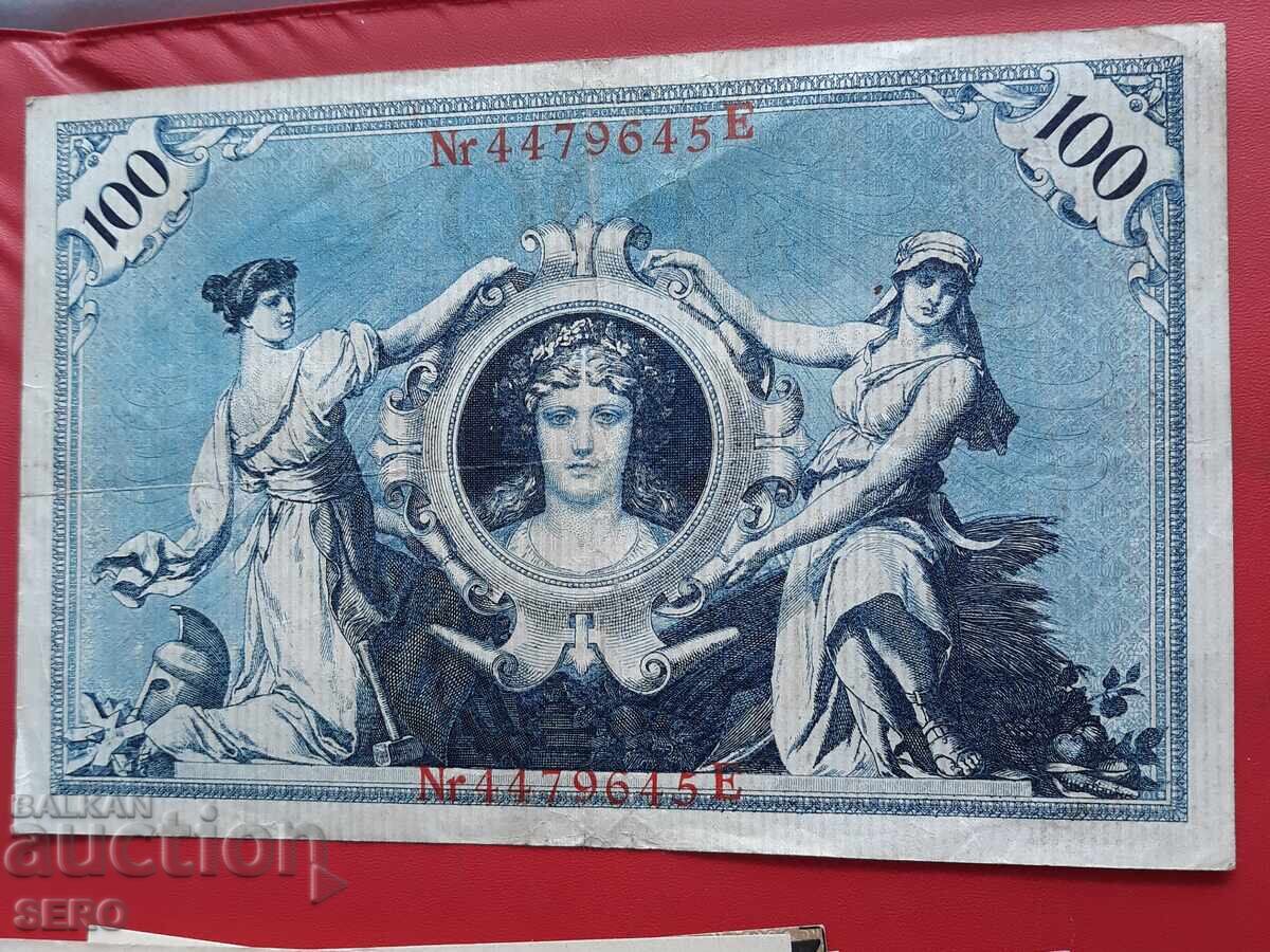 Banknote-Germany-100 marks 1908