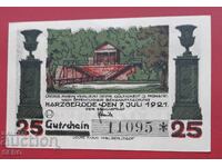 Banknote-Germany-Saxony-Alexisbad-25 Pfennig 1921