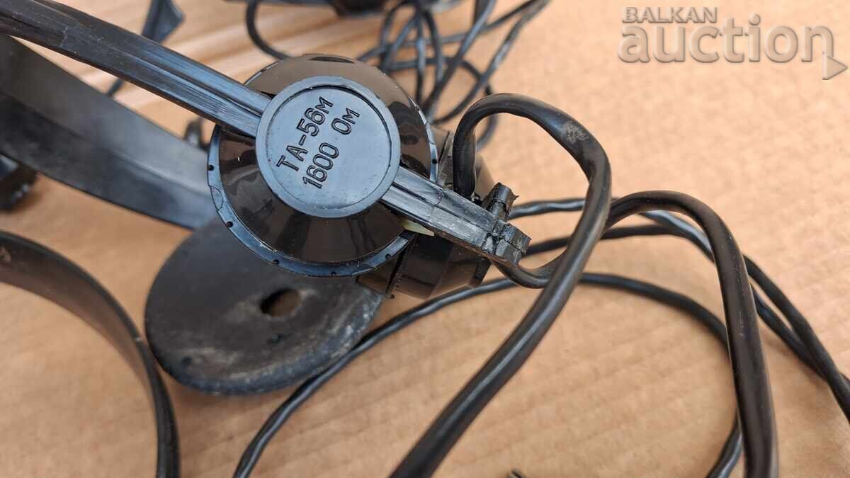 ΜΗ ΛΕΙΤΟΥΡΓΙΚΑ ακουστικά ΤΑ-56Μ 1600 ohm ΠΑΡΤΙΔΑ 4 τεμαχίων με τιμή € 21.00 | 41.07 BGN