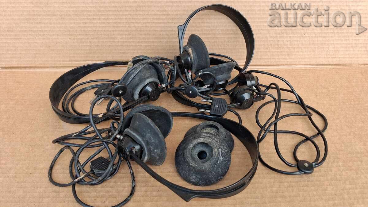 ΜΗ ΛΕΙΤΟΥΡΓΙΚΑ ακουστικά ΤΑ-56Μ 1600 ohm ΠΑΡΤΙΔΑ 4 τεμαχίων - 6