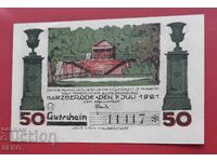 Banknote-Germany-Saxony-Alexisbad-50 Pfennig 1921