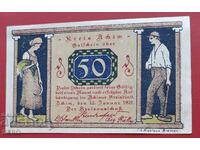 Banknote-Germany-Saxony-Achim-50 Pfennig 1921