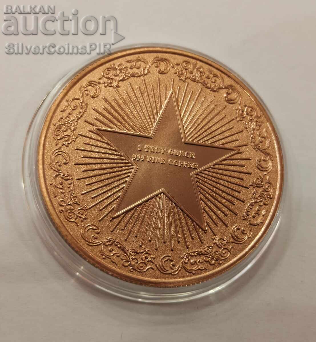 Monedă 1 oz Delfini Round Animale Sălbatice - 5