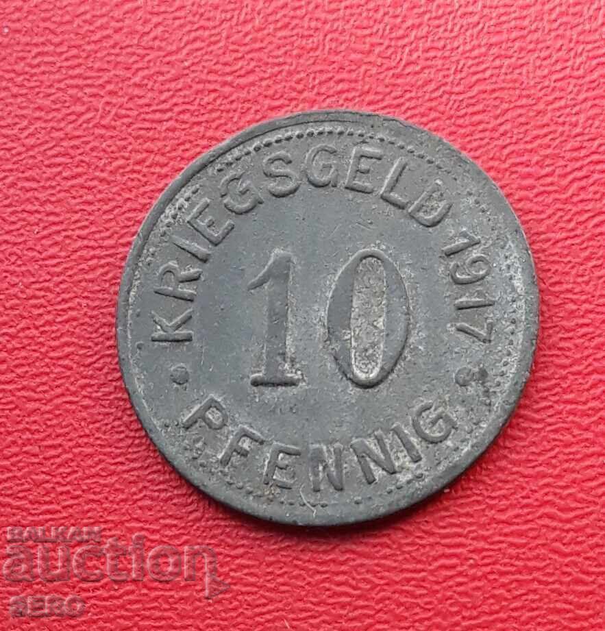 Germany-S.Rhine-Westphalia-Münster-10 Pfennig 1917